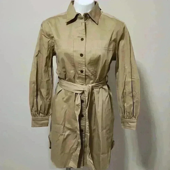 Banana Republic Twill Mini Shirtdress - Picture 4 of 8